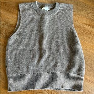 Only Ribbed Knit Sweater in Brown